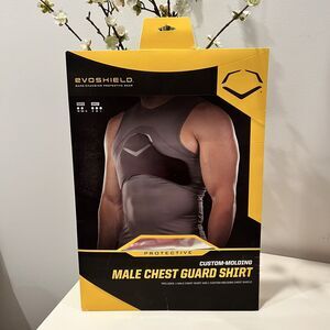 NWT EvoShield Protective Custom-Molding Sleeveless Chest Guard Shirt Youth Large